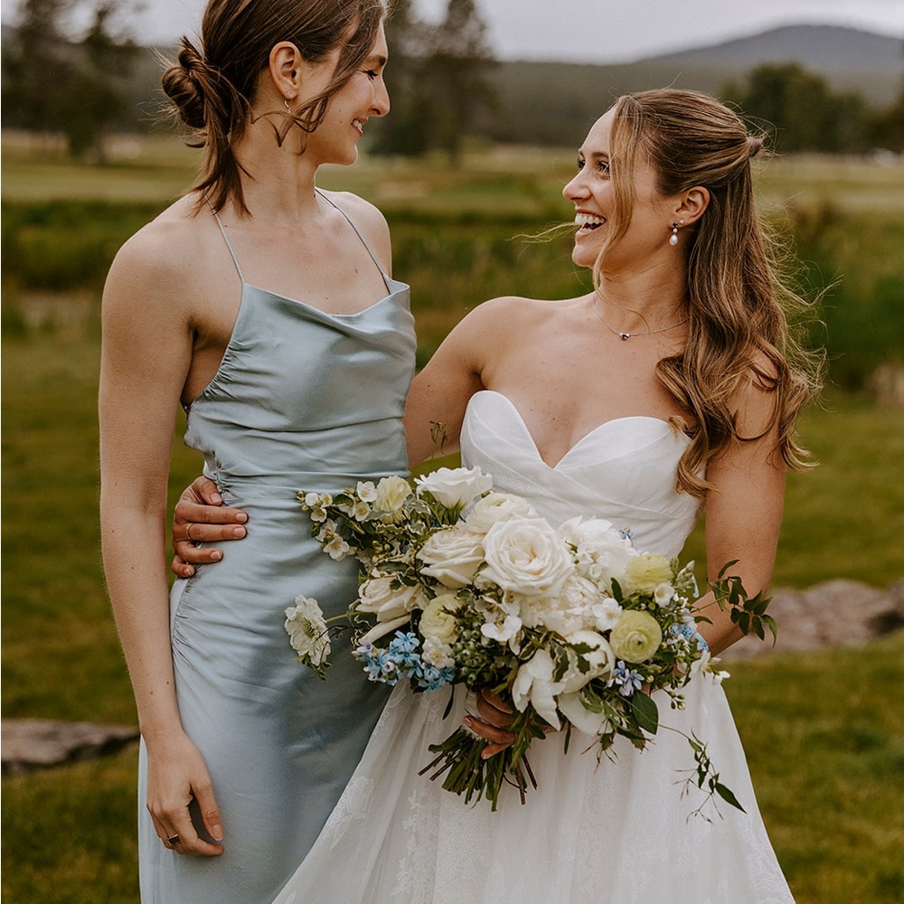 Shona Joy Light Blue Maxi Dress